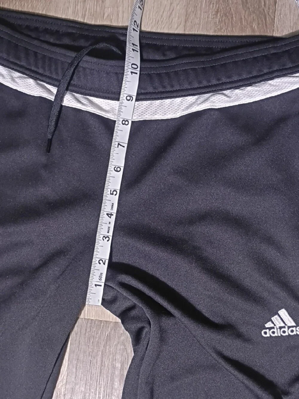 adidas Black Joggers‎ with White Side Stripes